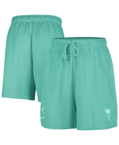 Nike Women's Mint New York Liberty 6" Fleece Performance Shorts