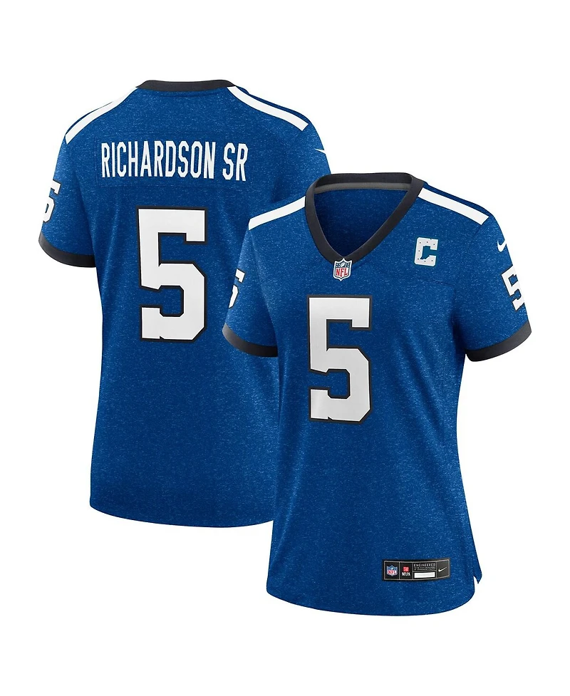 Nike Women's Anthony Richardson Sr. Royal Indianapolis Colts Alternate Indiana Nights Game Jersey