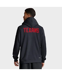 Nike Men's Navy Houston Texans Sideline Offensive Set Play Performance Pullover Hoodie