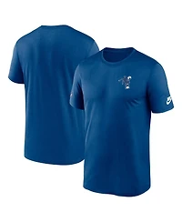 Nike Men's Royal Indianapolis Colts Sideline Alt Pack Small Logo Legend Performance T-Shirt