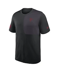 Nike Men's Black Atlanta Falcons Sideline Uv Performance Coach Shirt