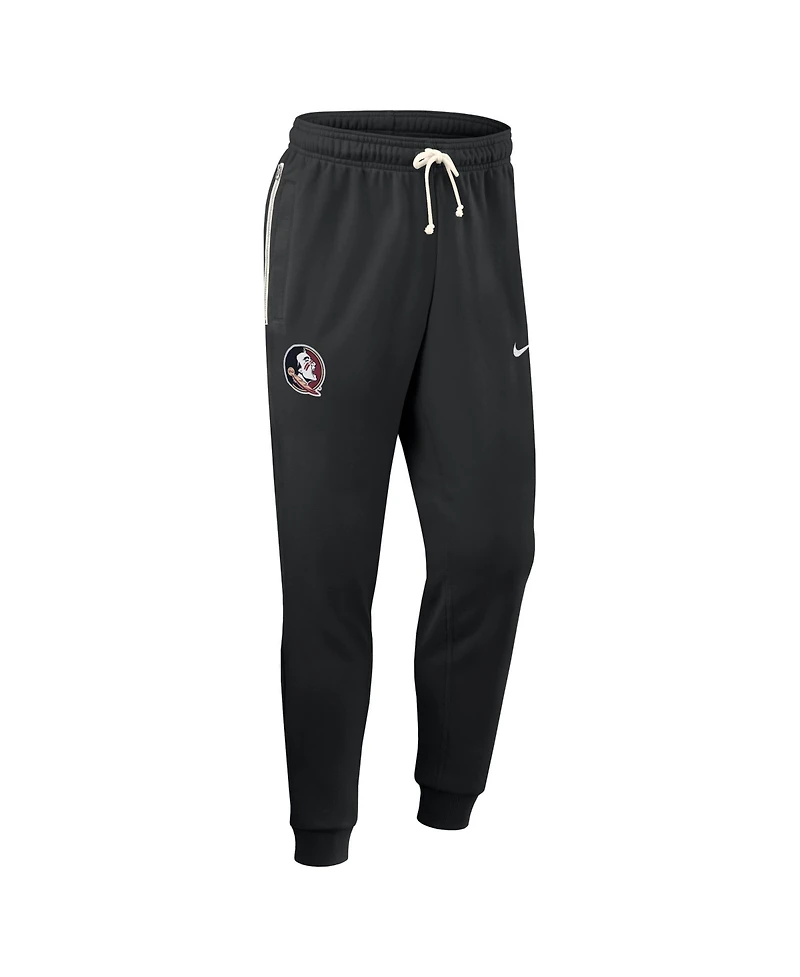 Nike Men's Black Florida State Seminoles 2025 Sideline Performance Taper Pants