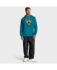 Nike Men's Teal Jacksonville Jaguars Sideline Initial Home Performance Pullover Hoodie