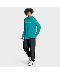 Nike Men's Aqua Miami Dolphins Sideline Pure Fury Performance Long Sleeve Hoodie T-Shirt