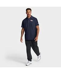 Nike Men's Navy Denver Broncos Sideline City Pride Woven Performance Polo Shirt