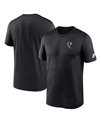 Nike Men's Black Atlanta Falcons Sideline Alt Pack Small Logo Legend Performance T-Shirt