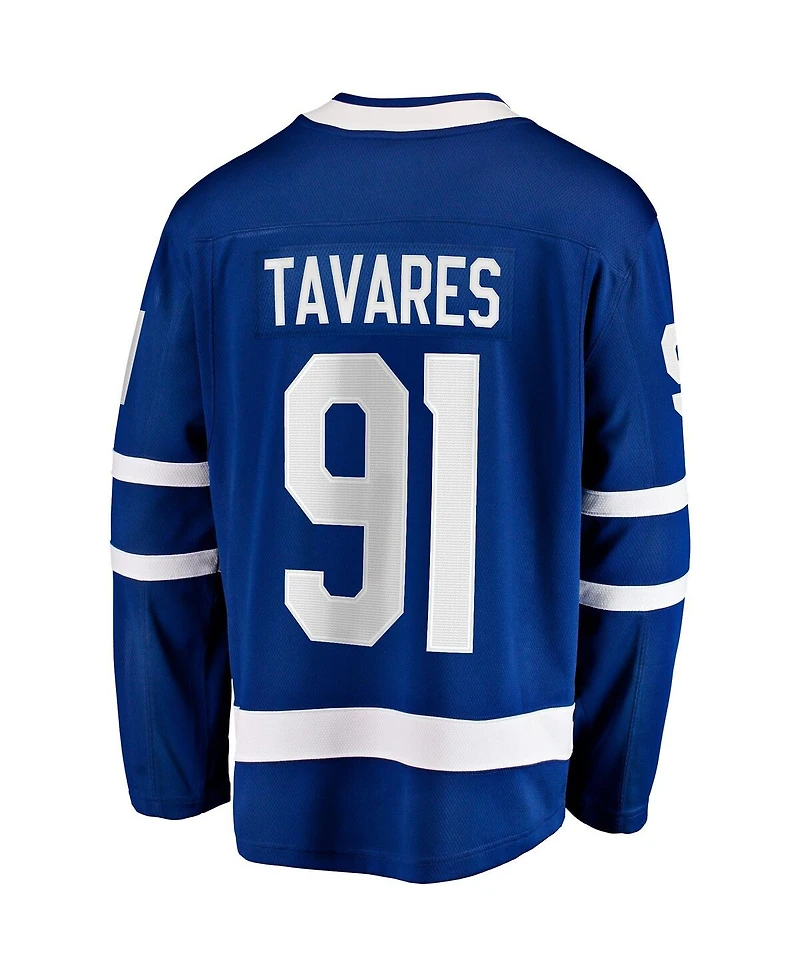Fanatics Men's John Tavares Blue Toronto Maple Leaf's Home Breakaway Player Jersey