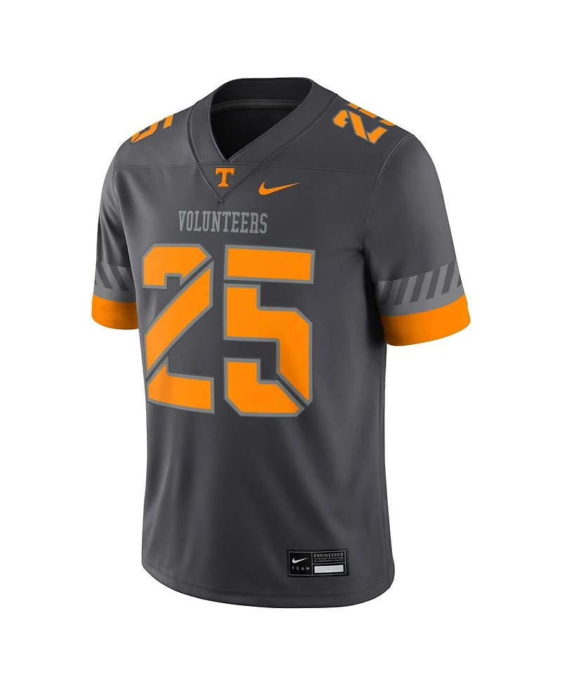 Nike Men's 25 Anthracite Tennessee Volunteers Game Jersey