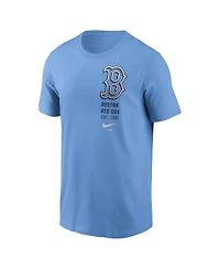 Nike Men's Light Blue Boston Red Sox Record Shattered T-Shirt