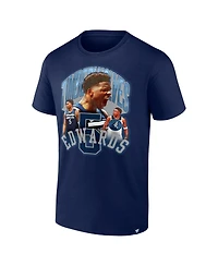 Fanatics Men's Anthony Edwards Navy Minnesota Timberwolves Notorious 4.0 T-Shirt