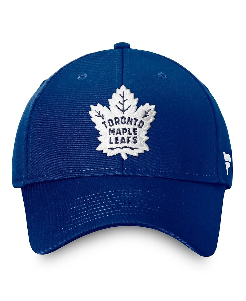 Fanatics Men's Blue Toronto Maple Leaf's Core Adjustable Hat