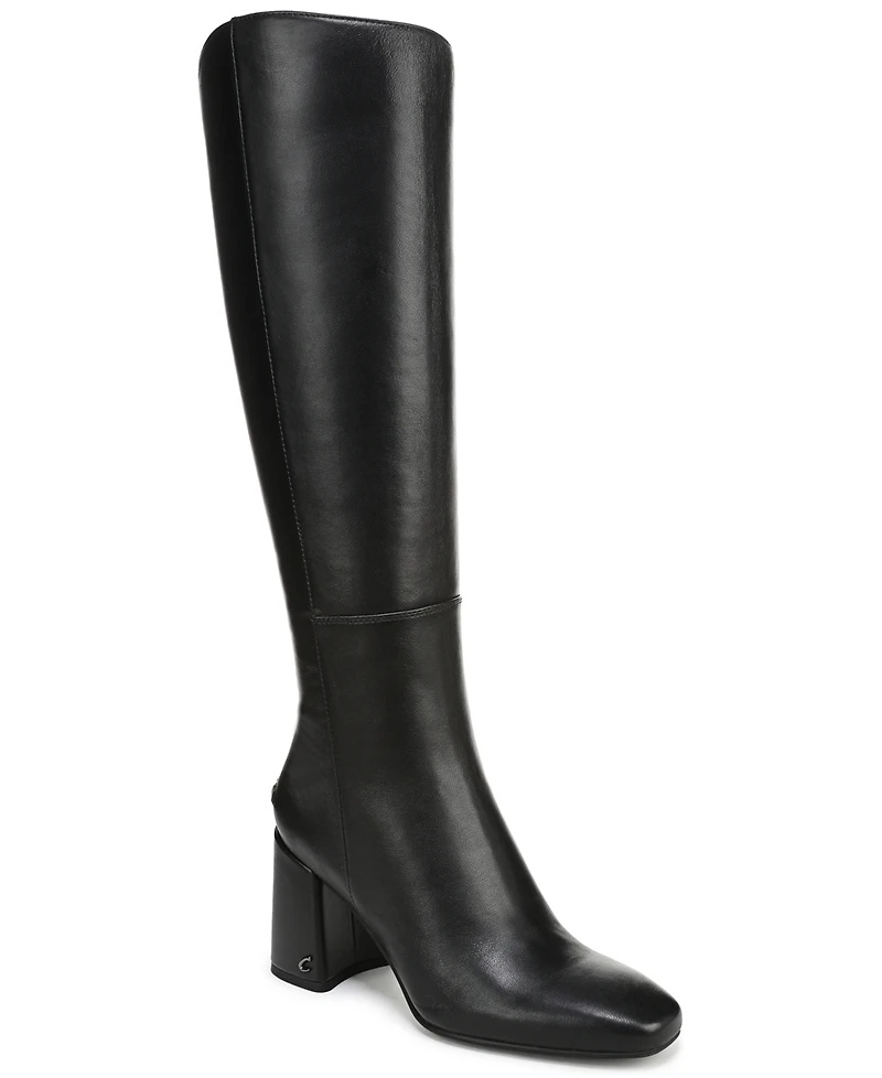 Circus Ny by Sam Edelman Women's Billie Wide-Calf Knee-High Block-Heel Dress Boots
