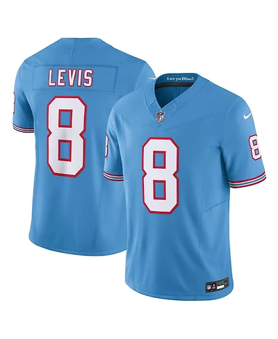 Nike Men's Will Levis Light Blue Tennessee Titans Alternate Oilers Throwback Vapor F.u.s.e. Limited Jersey
