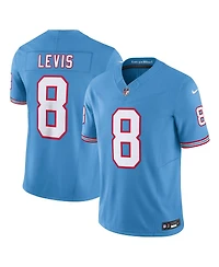 Nike Men's Will Levis Light Blue Tennessee Titans Alternate Oilers Throwback Vapor F.u.s.e. Limited Jersey