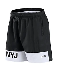 Fanatics Men's Black New York Jets Elements Shorts