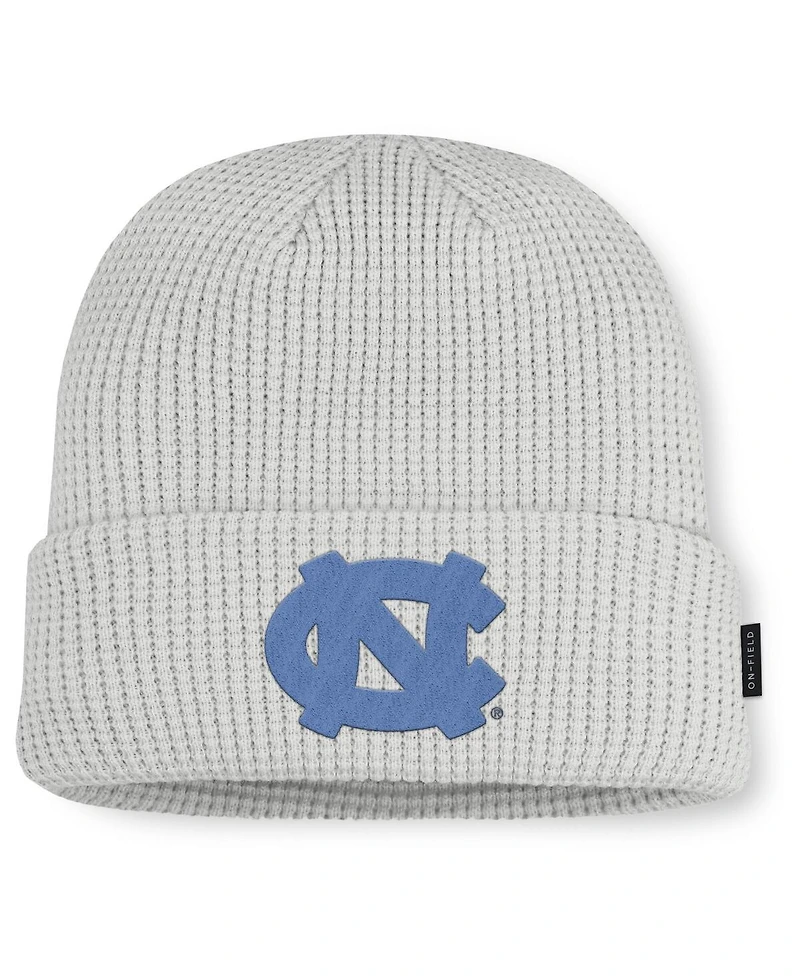 Jordan Men's Gray North Carolina Tar Heels 2025 On-Field Utility Cuffed Knit Hat