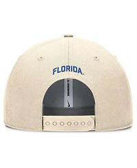 Jordan Men's Natural Florida Gators Rise Primetime Performance Trucker Adjustable Hat