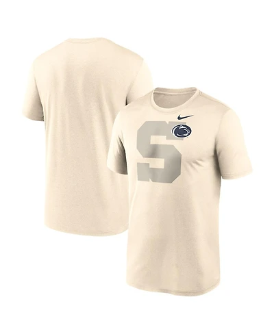 Nike Men's Natural Penn State Nittany Lions Campus Shadow Legend Performance T-Shirt