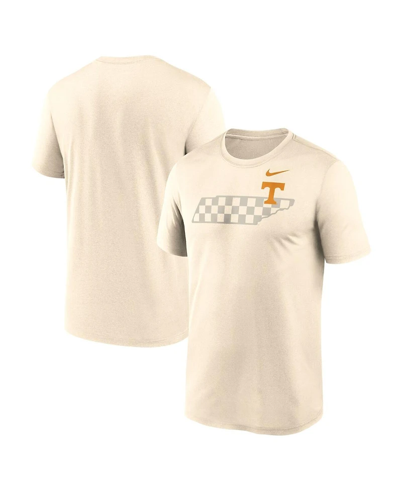 Nike Men's Natural Tennessee Volunteers Campus Shadow Legend Performance T-Shirt