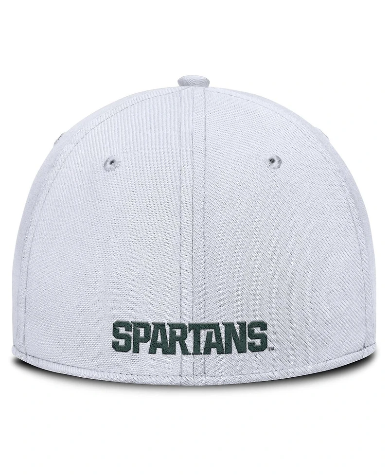 Nike Men's White Michigan State Spartans 2025 On-Field Rise Performance Flex Hat