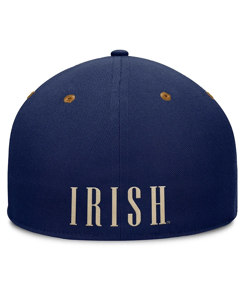 Fanatics Men's Navy/Brown Notre Dame Fighting Irish Noboa Fitted Hat