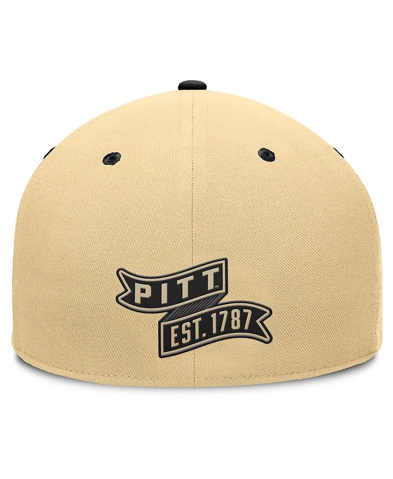 Fanatics Men's Khaki/Black Pitt Panthers Balance Fitted Hat