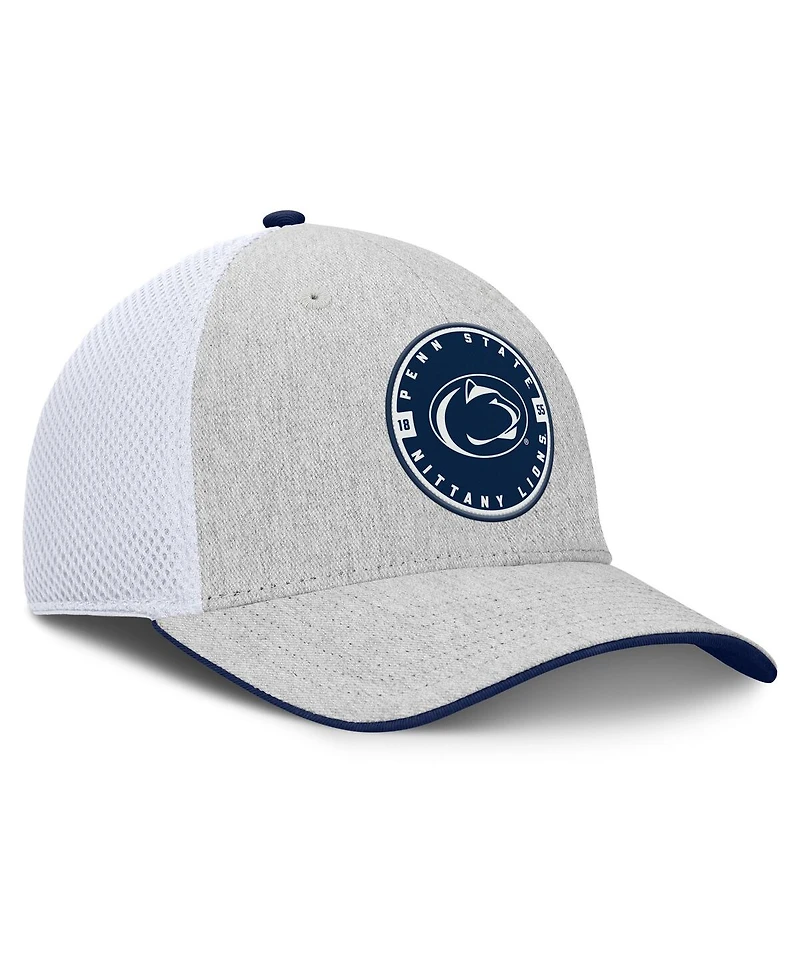 Fanatics Men's Heather Gray/White Penn State Nittany Lions Trigger Flex Hat