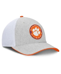 Fanatics Men's Heather Gray/White Clemson Tigers Trigger Flex Hat