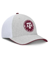 Fanatics Men's Heather Gray/White Texas A M Aggies Trigger Flex Hat