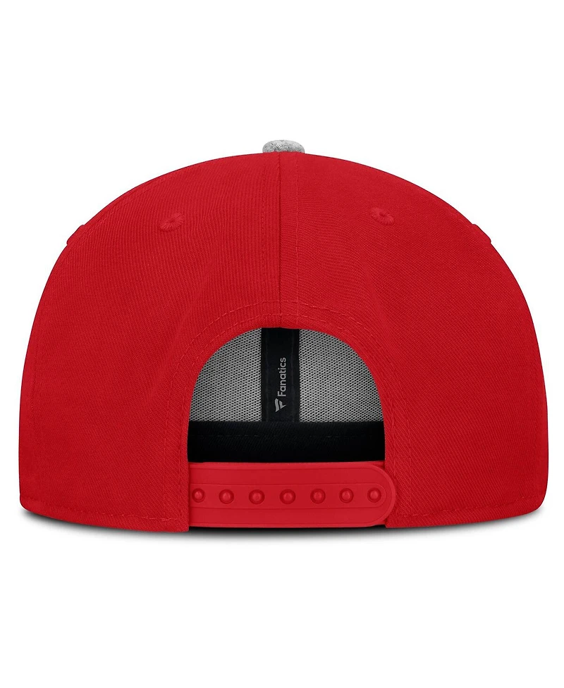 Fanatics Men's Scarlet Nebraska Huskers Loden Snapback Hat