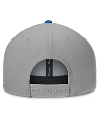 Fanatics Men's Gray Kansas Jayhawks Duo Snapback Hat