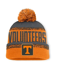 Fanatics Men's Tennessee Orange/Gray Tennessee Volunteers Thrive Cuffed Knit with Pom Hat