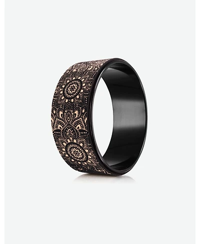 Yoga Design Lab Wheel Cork Mandala Black