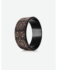 Yoga Design Lab Wheel Cork Mandala Black