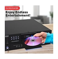 Pyle Wireless Bt Streaming Home Theater Amplifier with Cd/Dvd Player, Am/Fm Radio, Hdmi/MP3/Usb Reader (4000 Watt)