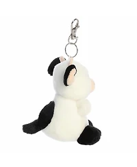 Aurora Mini Sweetie Cow Palm Pals Adorable Clip-On White 4"