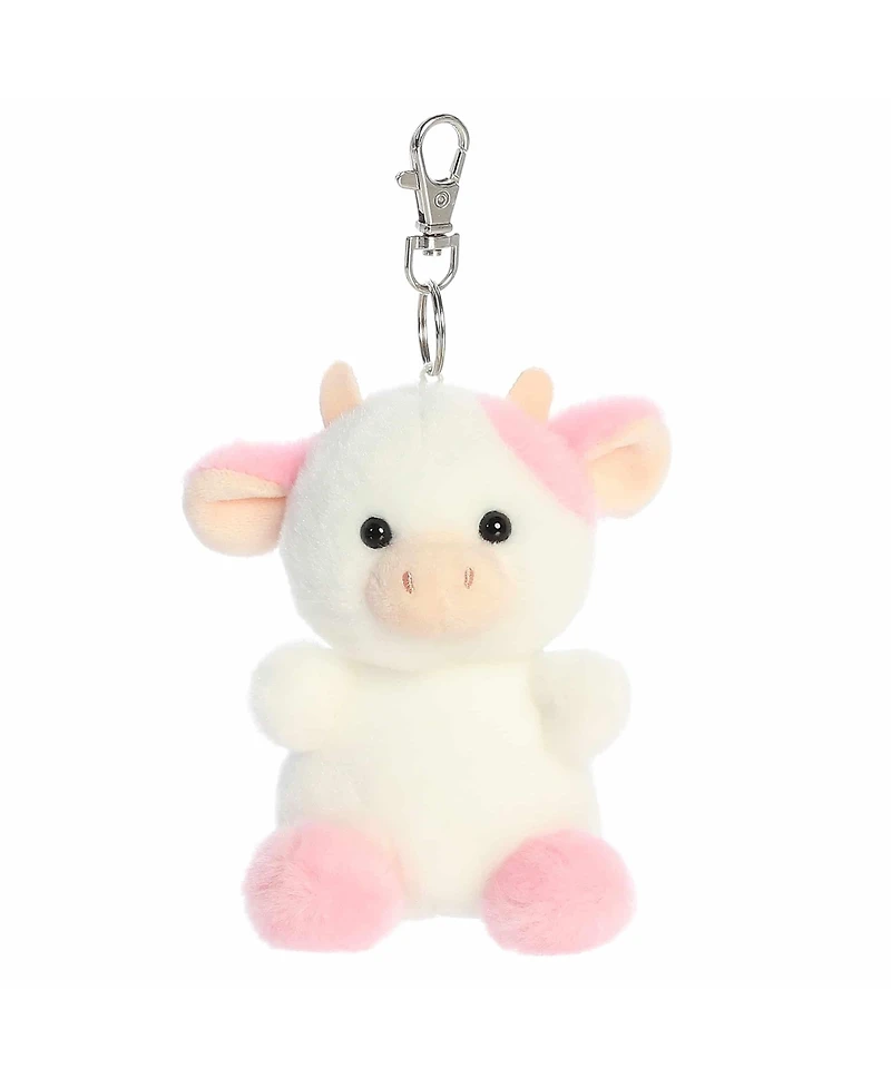Aurora Mini Belle Strawberry Cow Palm Pals Adorable Clip-On White 4
