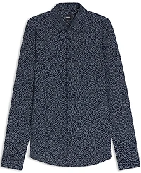 Boss by Hugo Men's Slim-Fit Cotton Blend Shirt
