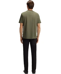 Boss by Hugo Men's Mercerized-Cotton Monogram T-Shirt