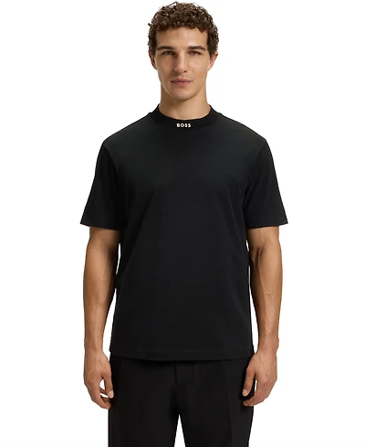 Boss by Hugo Men's Relaxed-Fit Stretch Cotton T-Shirt