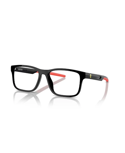 Scuderia Ferrari Men's Rectangle Eyeglasses, FZ8003U