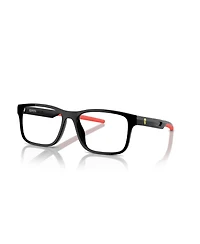 Scuderia Ferrari Men's Rectangle Eyeglasses, FZ8003U