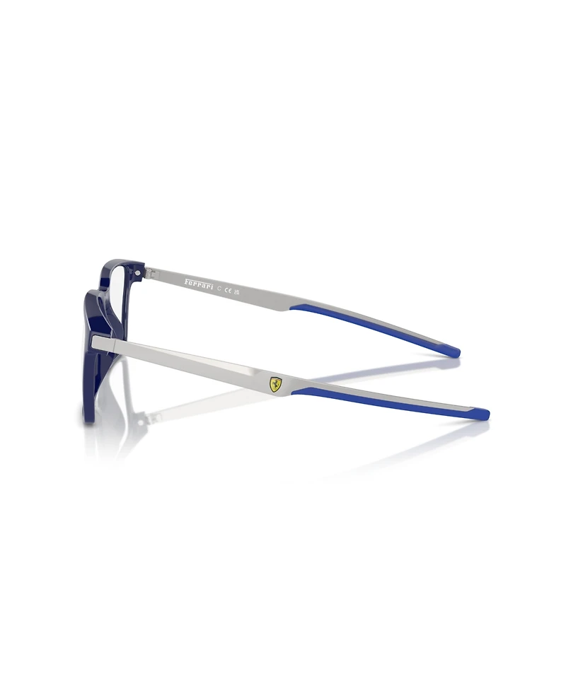 Scuderia Ferrari Men's Rectangle Eyeglasses, FZ8005U