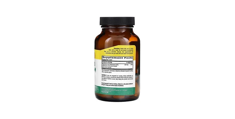Country Life Chelated Magnesium, 250 Mg, 90 Tabs
