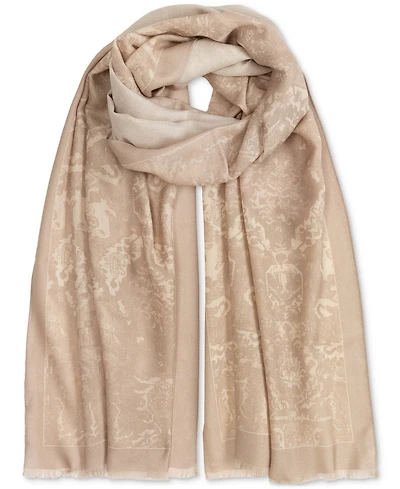 Lauren Ralph Lauren Medallion Embellished Wrap Scarf