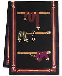 Lauren Ralph Equestrian Ribbon Wrap Scarf