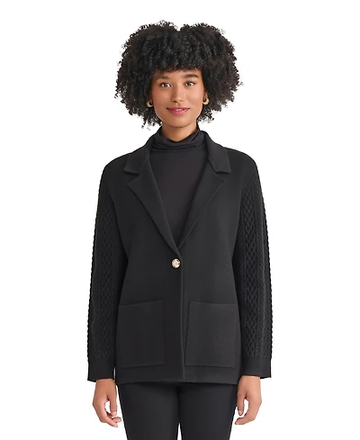 Jones New York Women's Long Sleeve One-Button Blazer