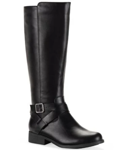 Style Co Womens Margoo Riding Boots Regular Wide Calf Macys Exclusive