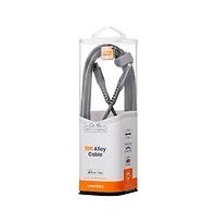 Ventev Alloy Usb C to Apple Lightning High Speed Ultradurable 10 Foot Cable-Gray