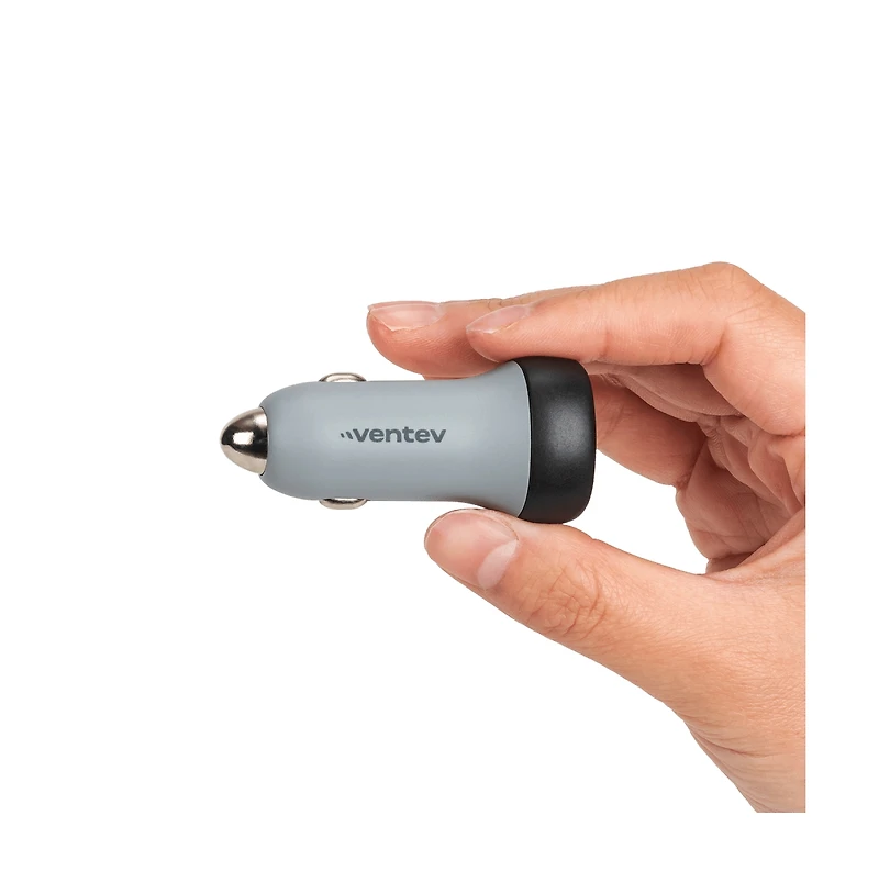 Ventev 30W Ultrafast Usb C Universal Car Charger-Gray